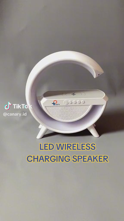 Digital Led Wireless Charger Speaker